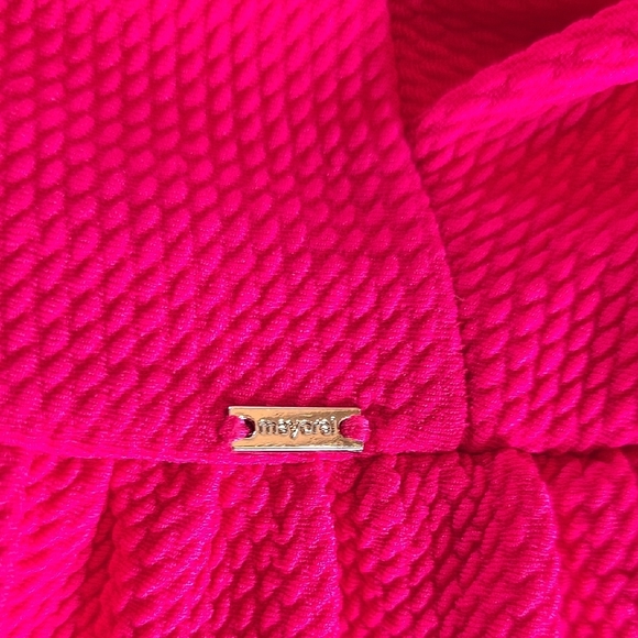 Pink Lace Ruffle Dress - Picture 4 of 6